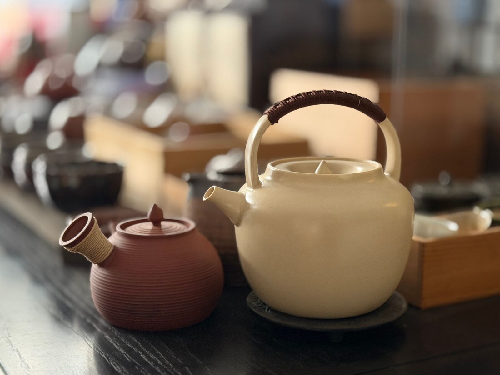 粗陶茶壶